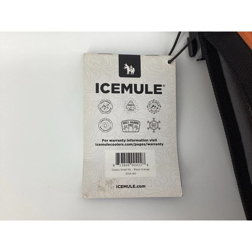 The ICEMULE Classic 10L Waterproof Backpack Cooler -  Peach